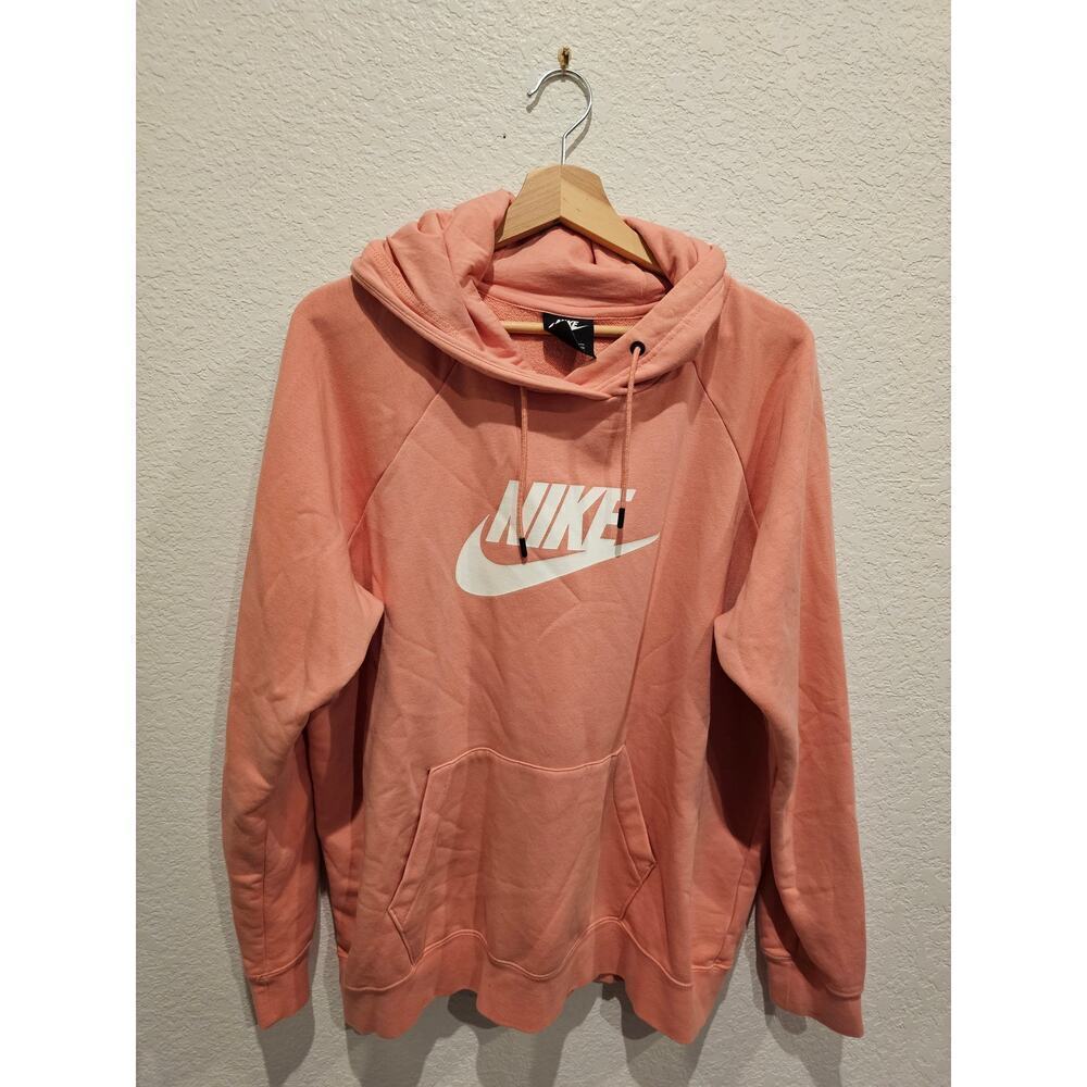 Nike Crop Light Pink Hoodie Size xl